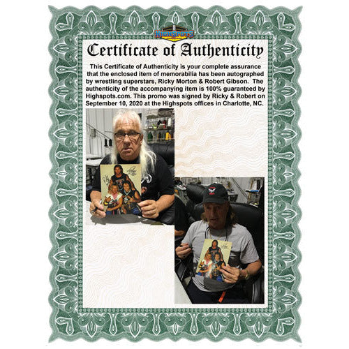 Rock n Roll Express Promo - AUTOGRAPHED