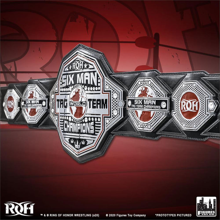 Ring of Honor World Six Man Tag Team Championship Adult Size Replica Belt