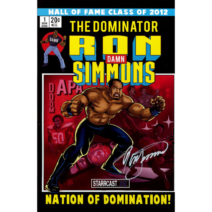Ron Simmons Hodson 11 x 17 Poster - AUTOGRAPHED