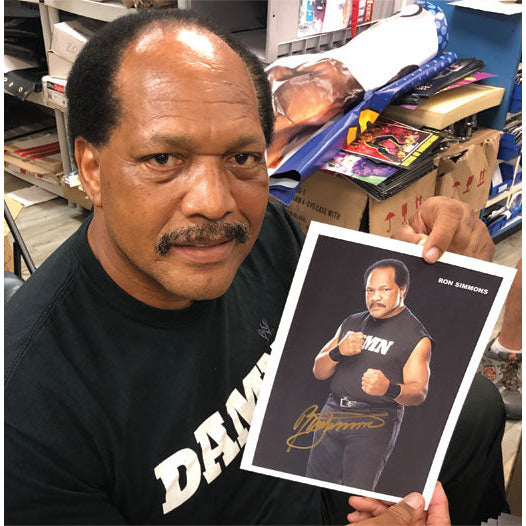 Ron Simmons Promo - AUTOGRAPHED
