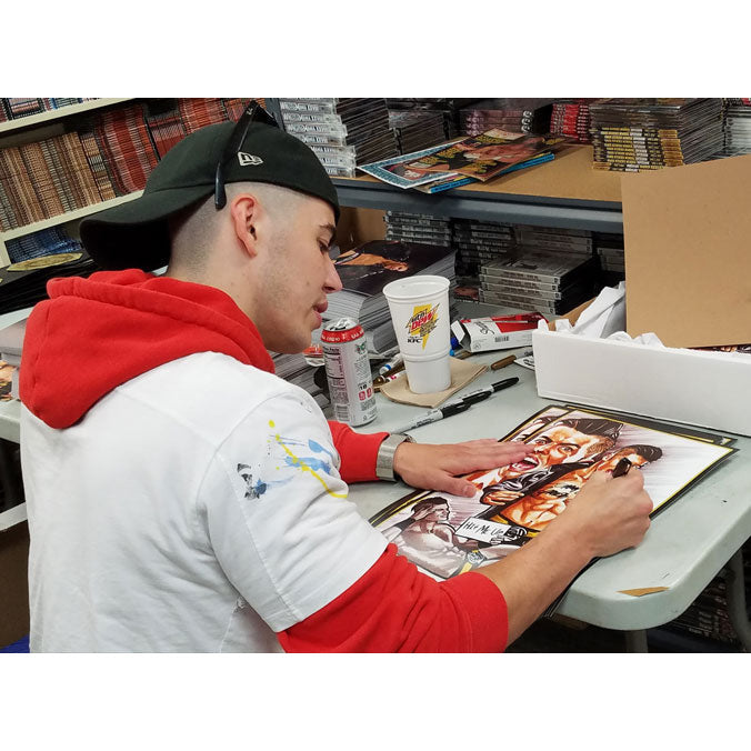 Sammy Guevara Hit Me Up AJ Moore 11 x 17 Poster - AUTOGRAPHED