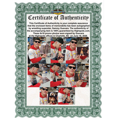Sammy Guevara Promo - AUTOGRAPHED