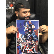 Santana and Ortiz 11x17 Print - AUTOGRAPHED