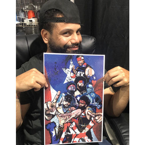 Santana and Ortiz 11x17 Print - AUTOGRAPHED