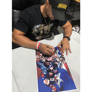 Santana and Ortiz 11x17 Print - AUTOGRAPHED