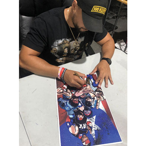 Santana and Ortiz 11x17 Print - AUTOGRAPHED