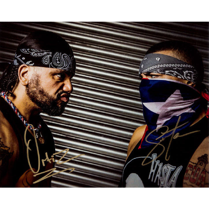 Santana & Ortiz Tag 8 x 10 Promo - DUAL AUTOGRAPHED