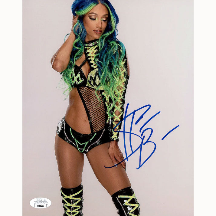 Sasha Banks Hand In Hair 8 x 10 Promo - JSA AUTOGRAPHED