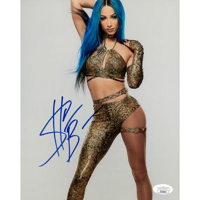 Sasha Banks Leg Out 8 x 10 Promo - JSA AUTOGRAPHED