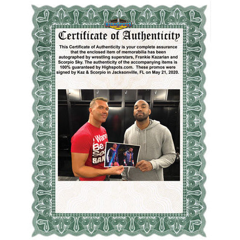SCU Kaz and Scorpio Sky Promo - AUTOGRAPHED