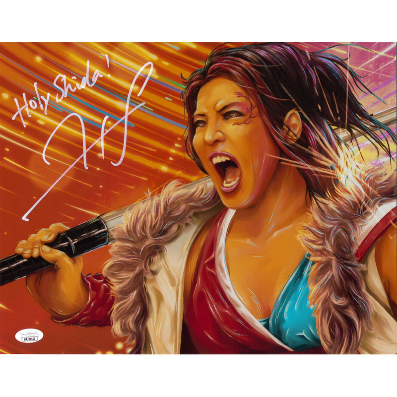 Hikaru Shida Constantino Art 11 x 14 Poster - JSA AUTOGRAPHED