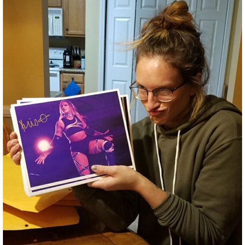 Kris Statlander Promo - AUTOGRAPHED