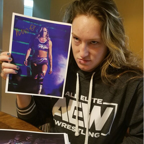 Kris Statlander Promo - AUTOGRAPHED