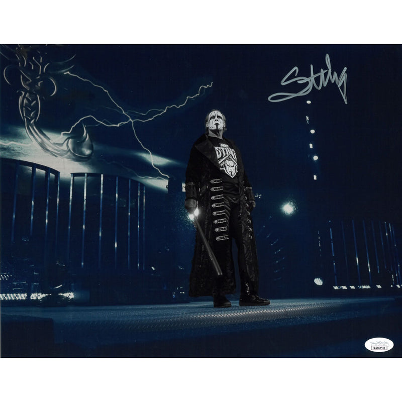 Sting Entrance METALLIC 11 x 14 Poster - JSA AUTOGRAPHED