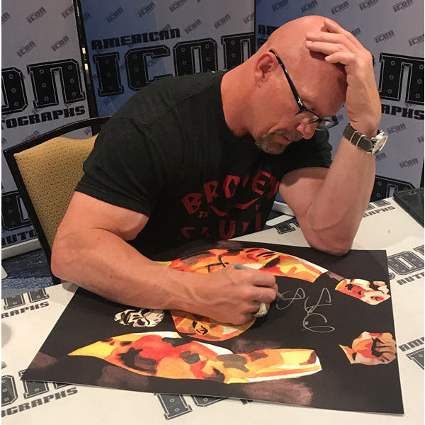 Stone Cold Steve Austin 18x24 Print - AUTOGRAPHED — Highspots.com