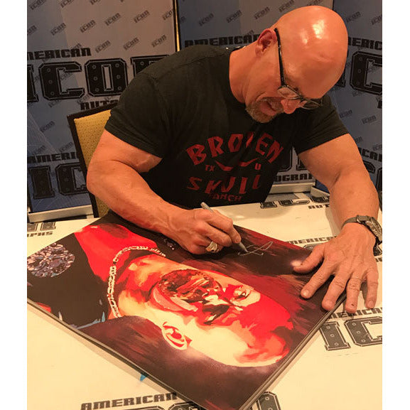 Stone Cold Steve Austin 18x24 Print - AUTOGRAPHED