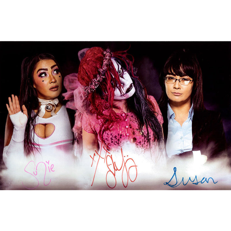 Su Yung Ahmego 11 x 17 Poster - TRIPLE AUTOGRAPHED