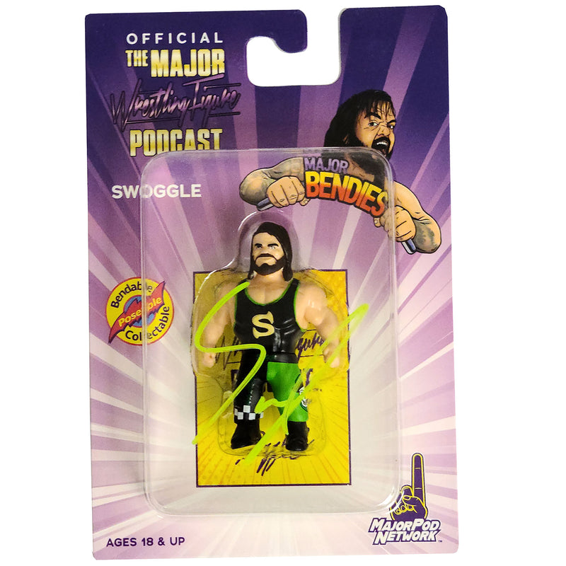 Swoggle Major Bendies Figure - AUTOGRAPHED