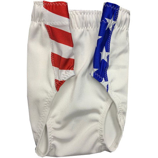 White with Stars and Stripes Contrasts Trunks