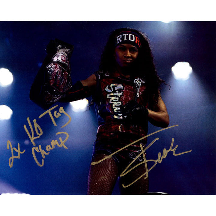 Tasha Steelz Promo - AUTOGRAPHED