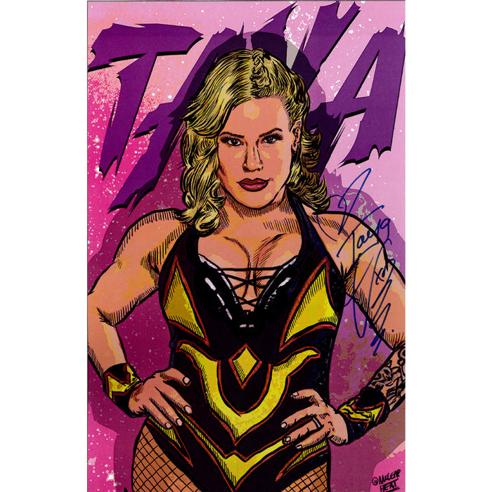 Taya Valkyrie Nuclear Heat 11 x 17 Poster - AUTOGRAPHED