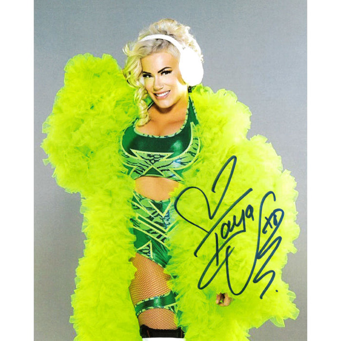 Taya Valkyrie Green 8 x 10 Promo - AUTOGRAPHED