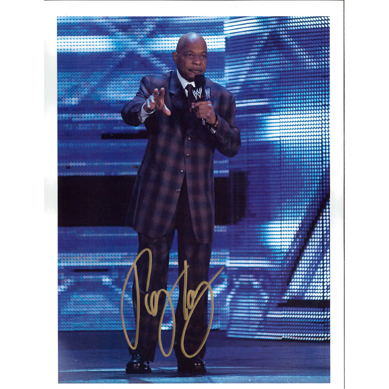 Teddy Long Promo - AUTOGRAPHED