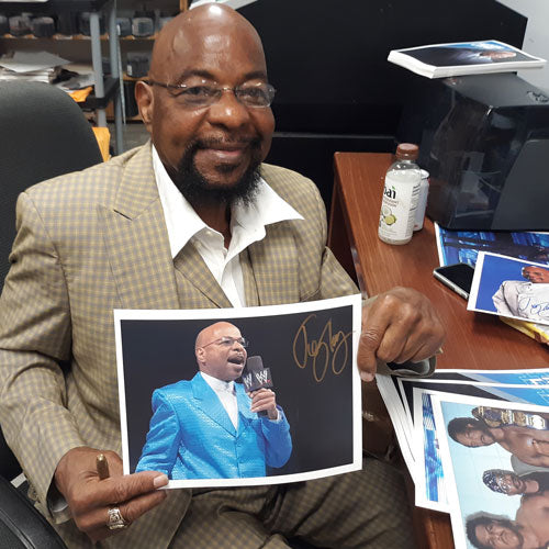 Teddy Long Promo - AUTOGRAPHED