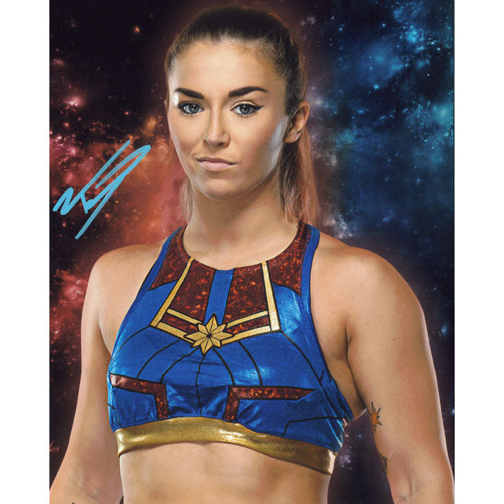 Tegan Nox Captain Marvel Gear 8 x 10 Promo - AUTOGRAPHED