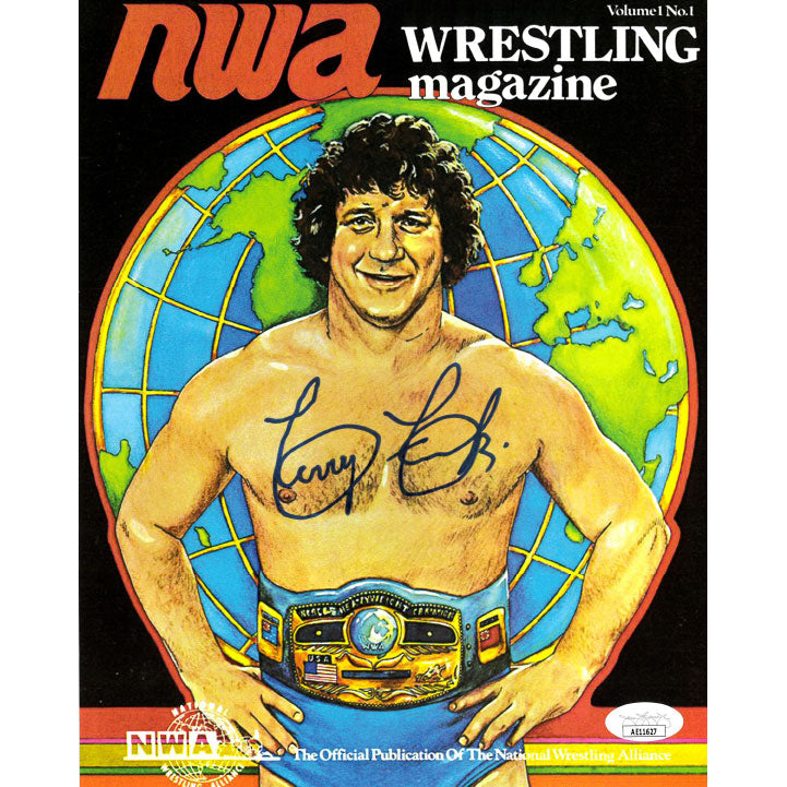Terry Funk NWA Promo 8 x 10 Promo - JSA AUTOGRAPHED