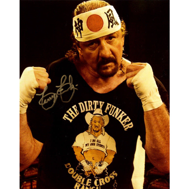 Terry Funk Promo - JSA AUTOGRAPHED