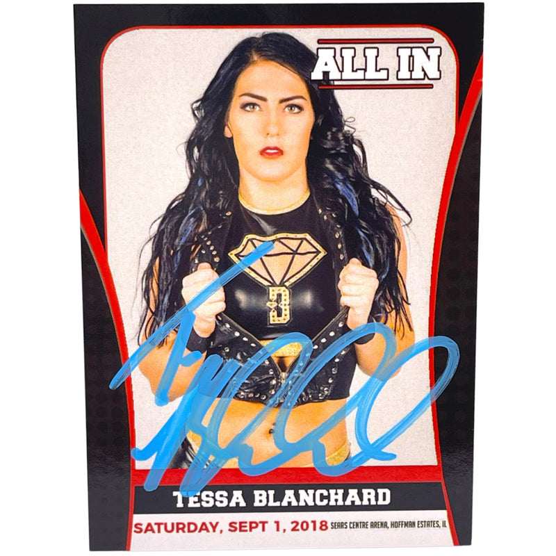 Tessa Blanchard All In Trading Card-Autographed