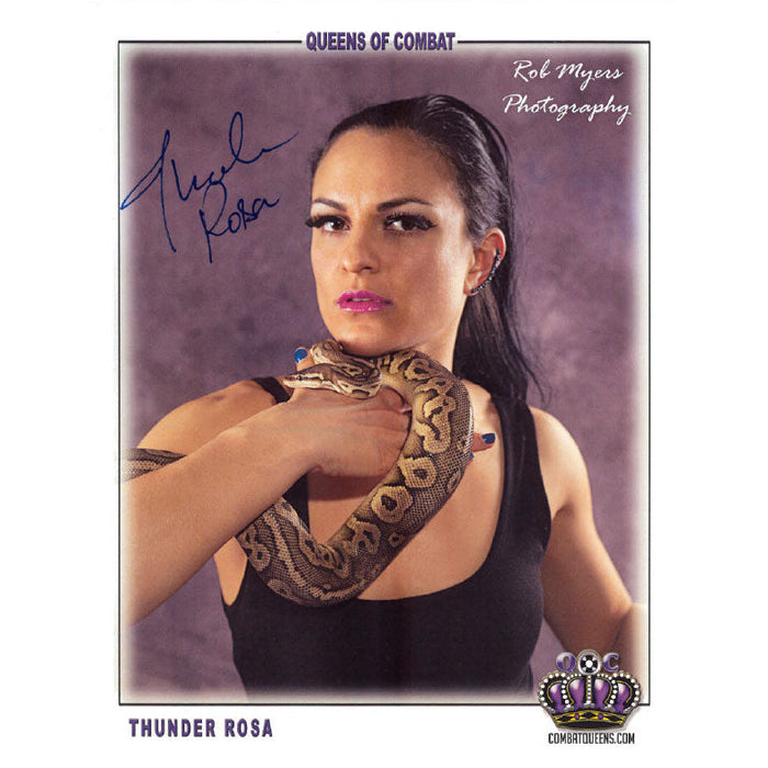 Thunder Rosa Promo - AUTOGRAPHED