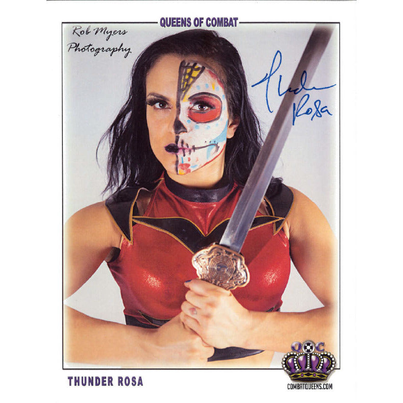 Thunder Rosa Promo - AUTOGRAPHED