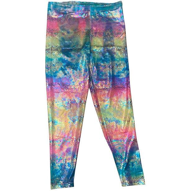 Reptile Rainbow Long Tights