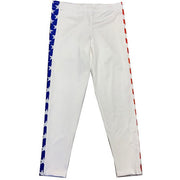 White with Contrasting Stars and Stripes Long Tights