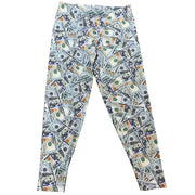 Money Print Long Tights