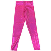 Pink Micro Dot Metallitc Long Tights