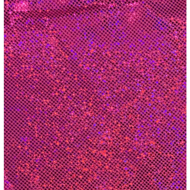 Pink Micro Dot Metallitc Long Tights