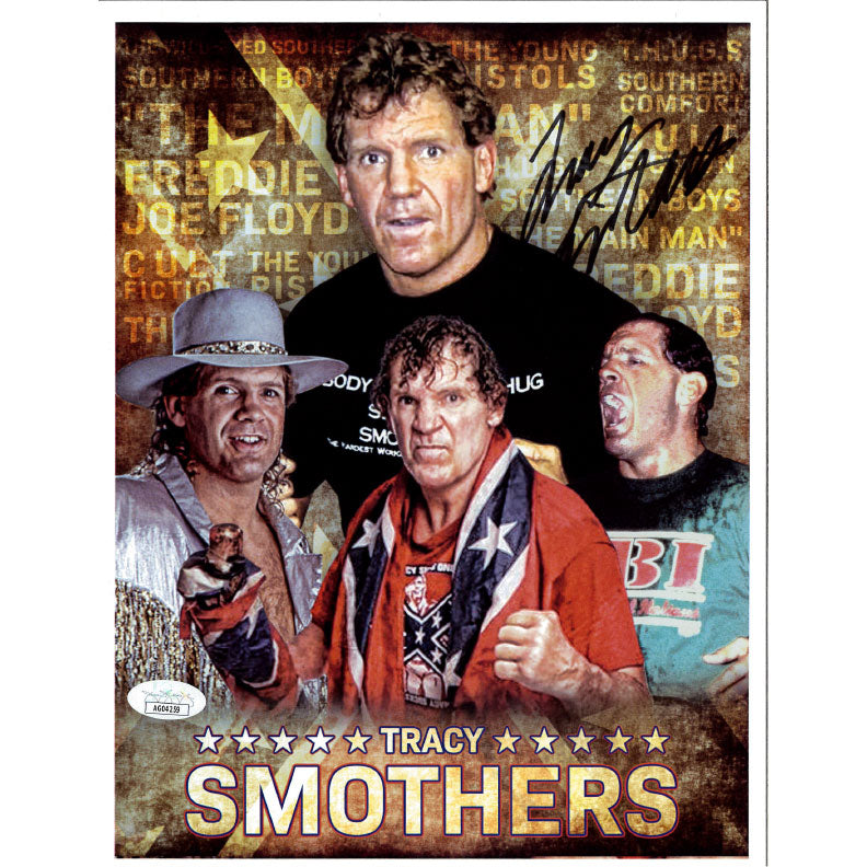Tracy Smothers Collage 8.5 x 11 Promo - JSA AUTOGRAPHED