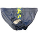 Dark Grey with Yellow-Blue Camo Contrasts Trunks