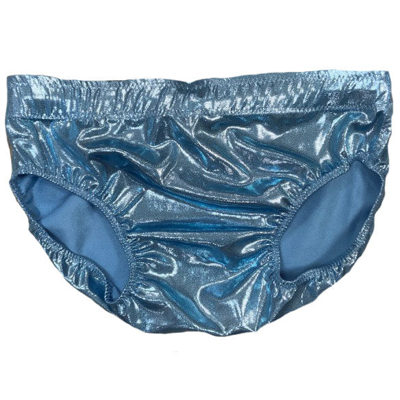 Baby Blue Metallic Dot Matrix Trunks