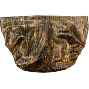 Gold Hologram Cracked Ice Trunks