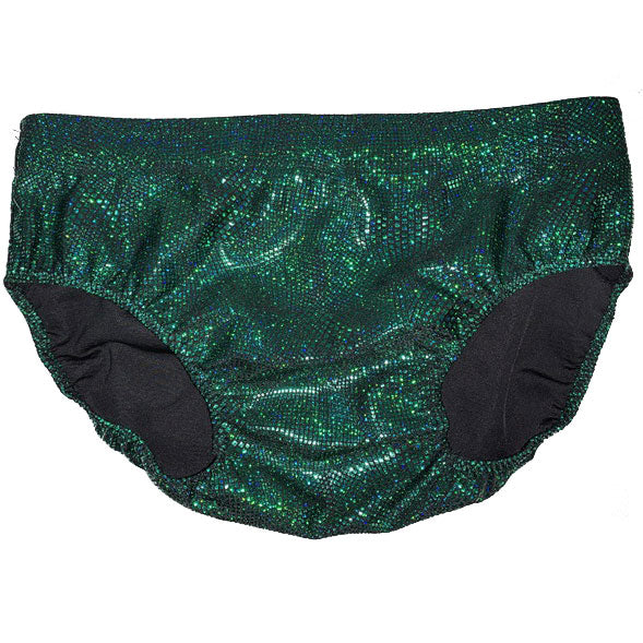 Green Hologram Cracked Ice Trunks