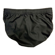 Matte Black Pleather Trunks