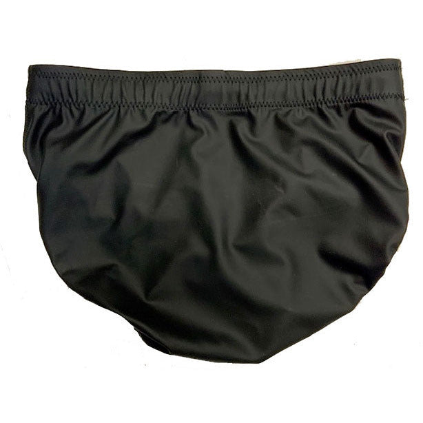 Matte Black Pleather Trunks