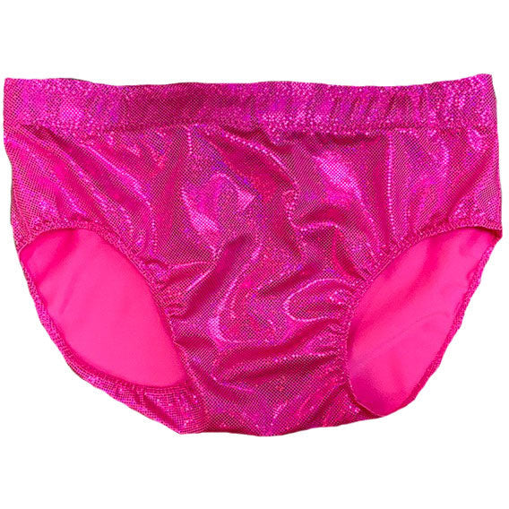 Pink Micro Dot Metallic Trunks