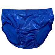 Royal Blue Metallic Dot Trunks