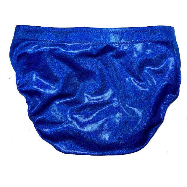 Royal Blue Metallic Dot Trunks