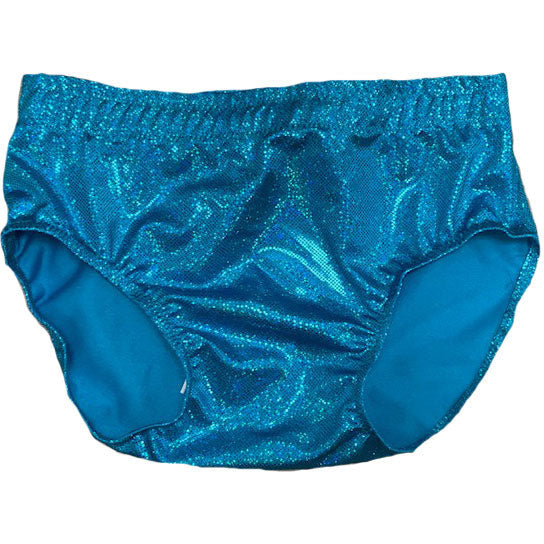 Turquoise Micro Dot Metallic Trunks